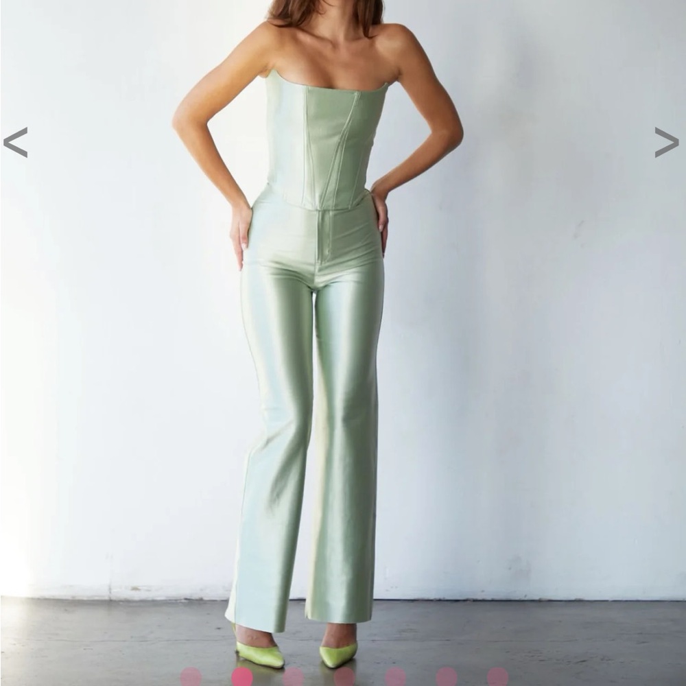 Mint Green Corset - Rezek Studio